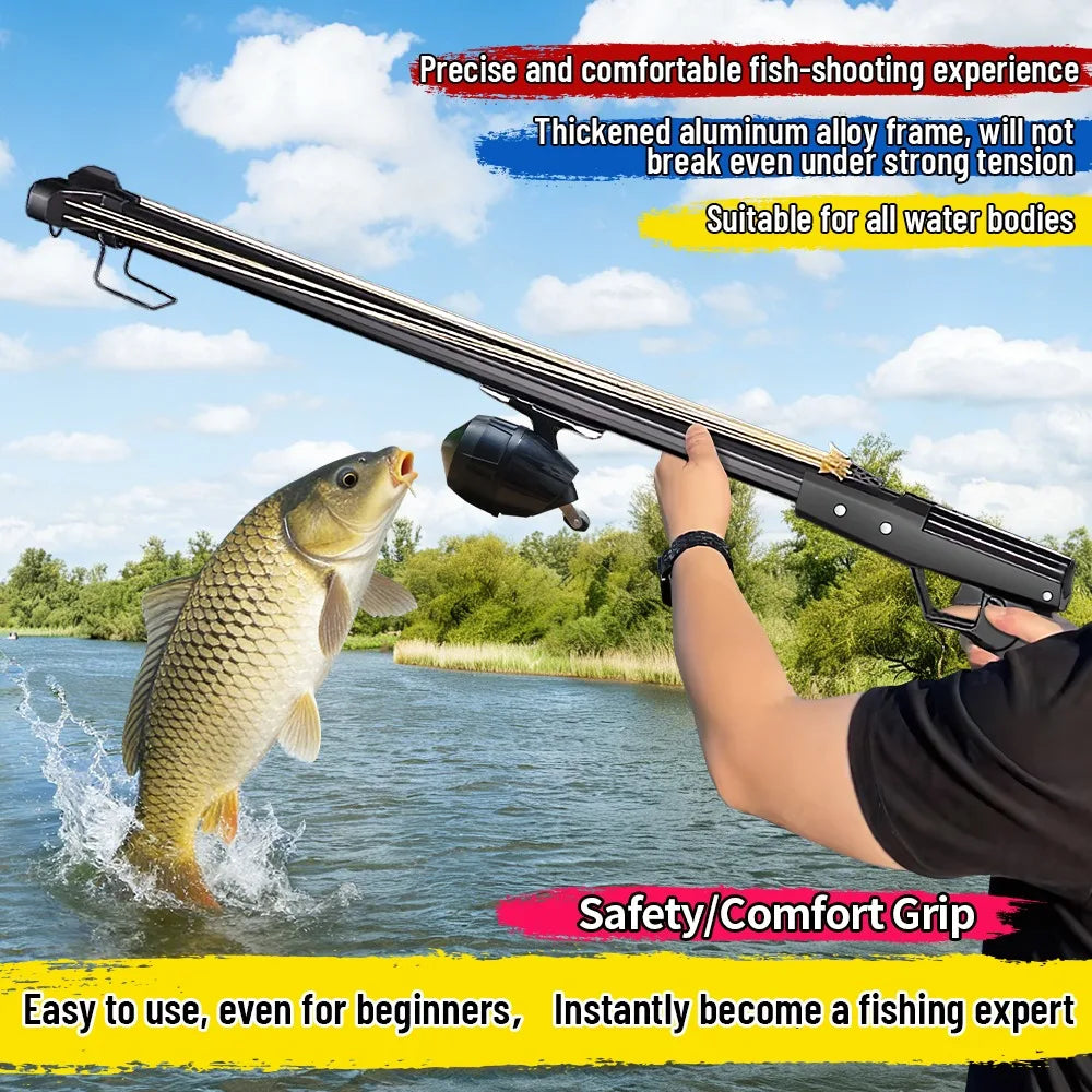 Fishing Slingshot Rod with Reel Long Distance Fishing Tool