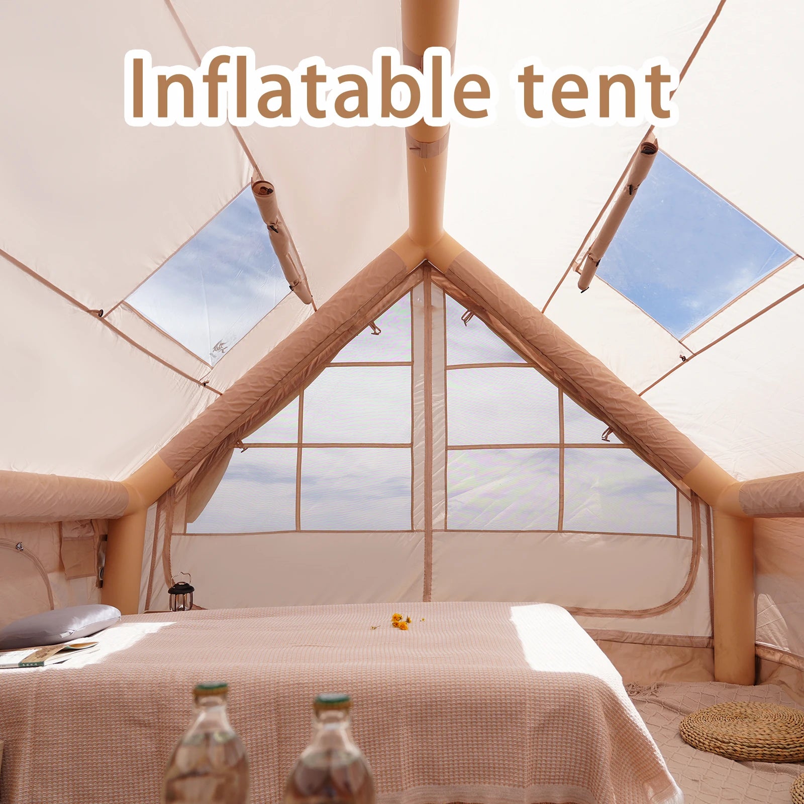 4-8 Person Inflatable Camping Tent