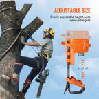 350lbs Load Capacity Tree Climbing Gear with Straps and Spike Protectors