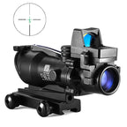 4x32 Red Dot 1x 4x Scope Red Dot Tactical Scope 20mm Rail Scope for Hunting