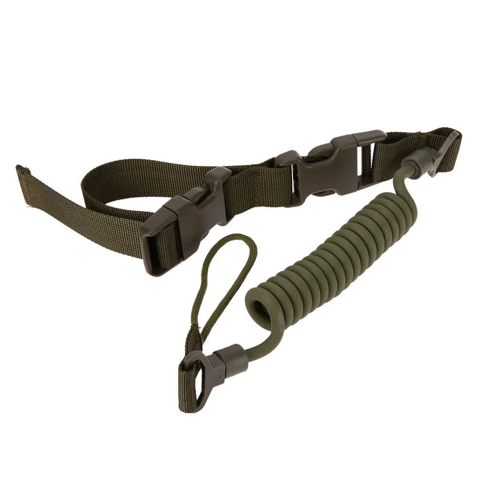 Outdoor Tactic Spring Lanyard Elastic Retractable