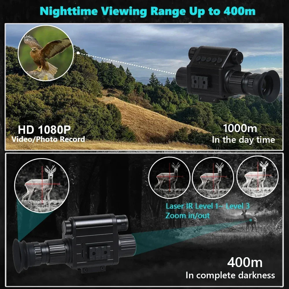 Digital Night Vision Riflescope 940nm IR Scope Sight