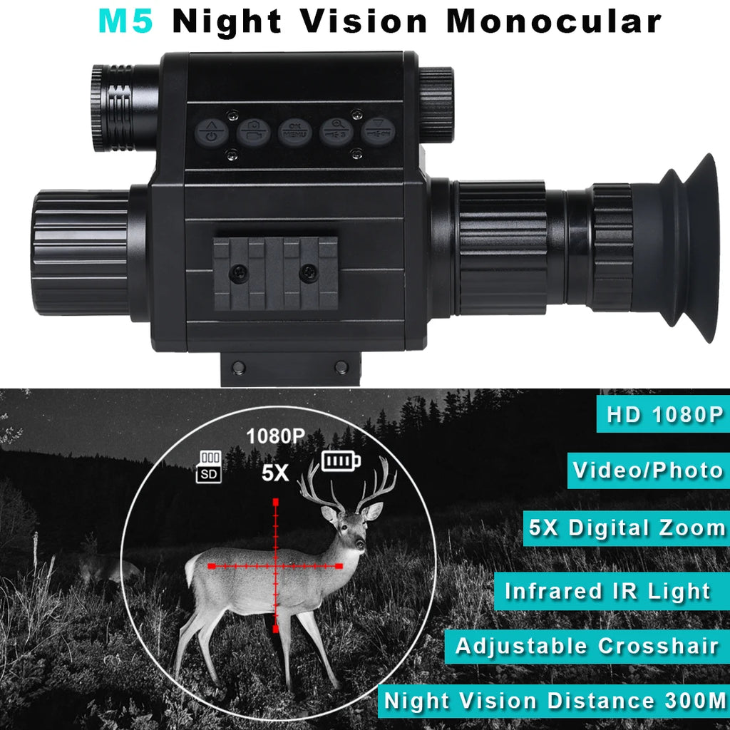 Digital Night Vision Riflescope 940nm IR Scope Sight