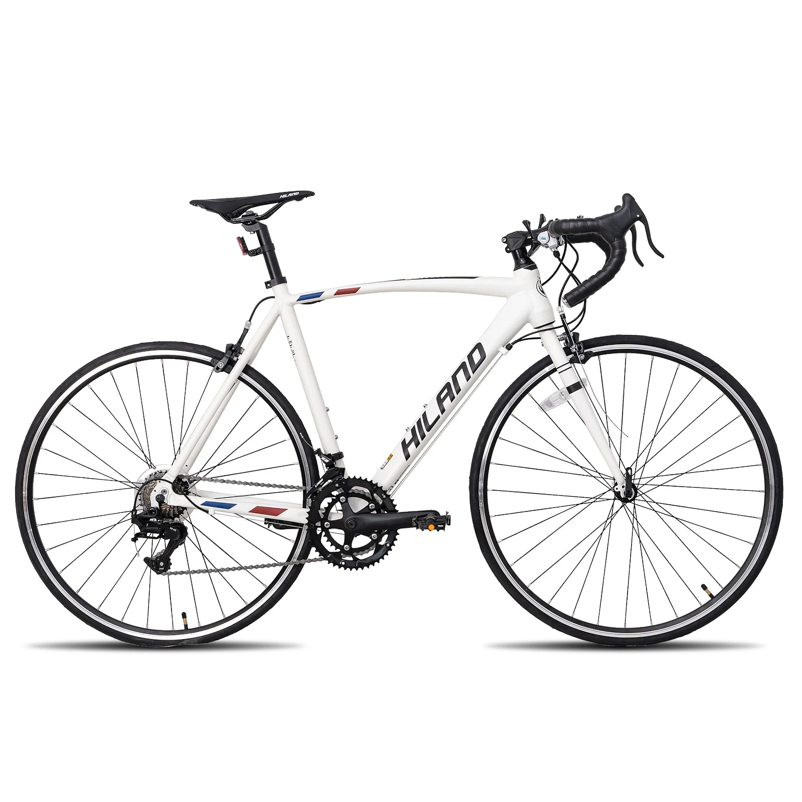 700c road bike, 14 speeds, lightweight aluminum frame