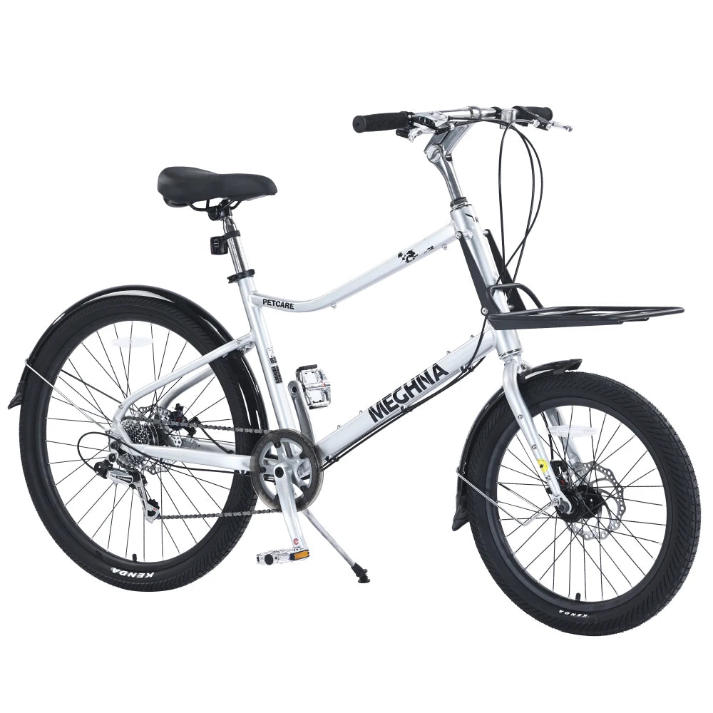 7 Speed, Aluminum Alloy Frame 26 Inch Cargo Bike