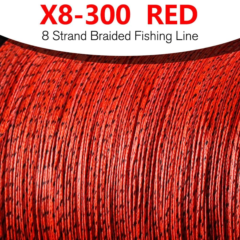 300M 8-Strand Braided PE Fishing Line