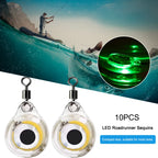 10-100Pcs Mini LED Fishing Lure Light
