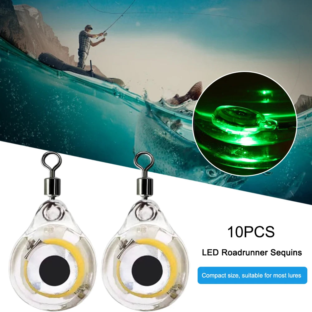 10-100Pcs Mini LED Fishing Lure Light