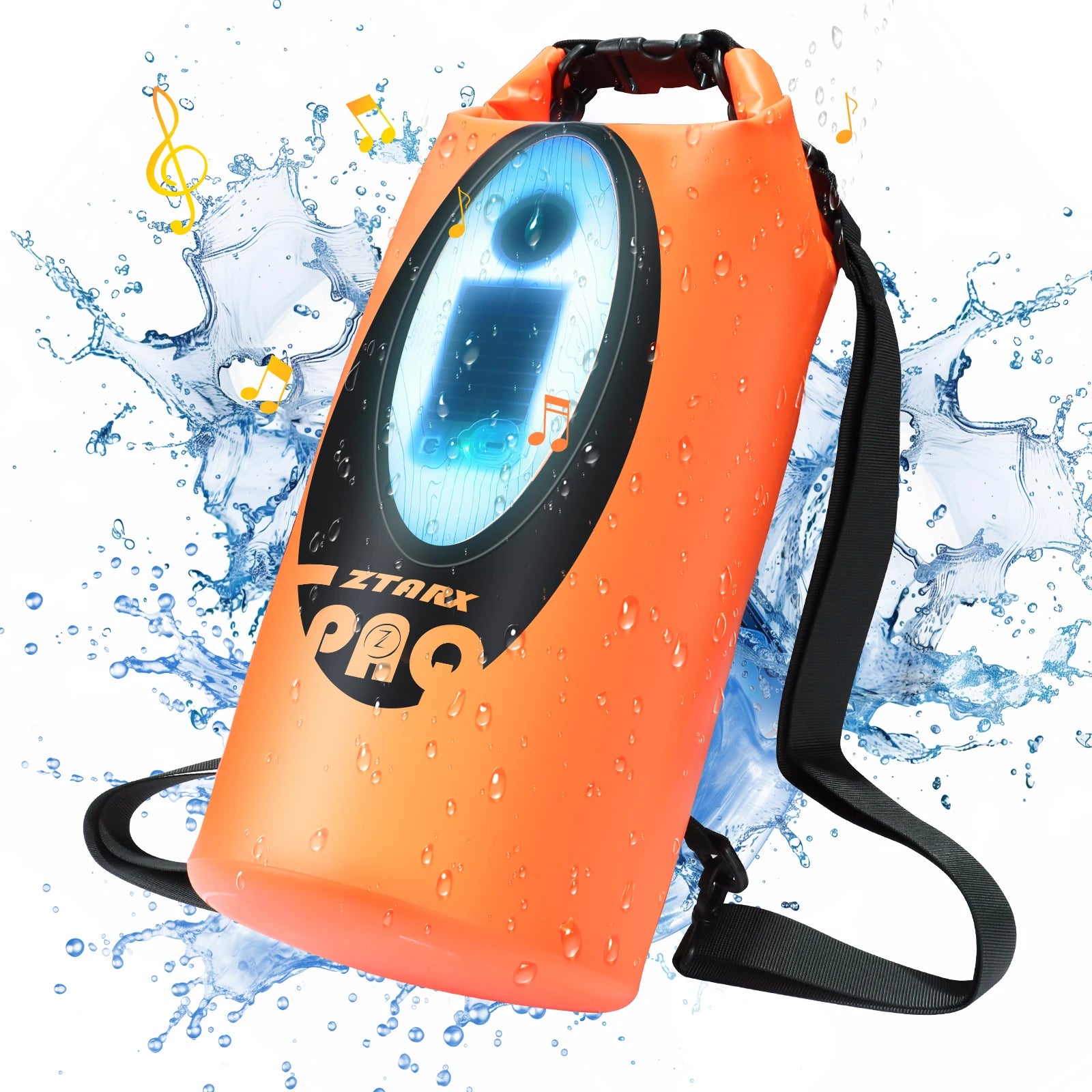 Solar/Battery Powered Waterproof Backpack