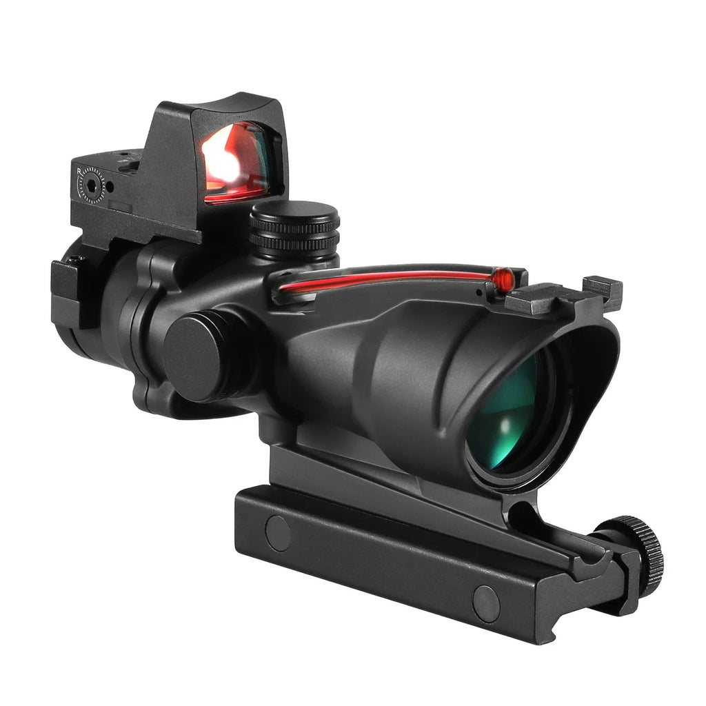 4x32 Red Dot 1x 4x Scope Red Dot Tactical Scope 20mm Rail Scope for Hunting