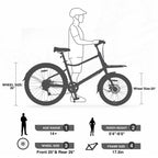 7 Speed, Aluminum Alloy Frame 26 Inch Cargo Bike