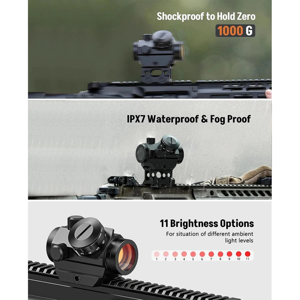 Red Dot Sight 1x25mm Reflex Sight