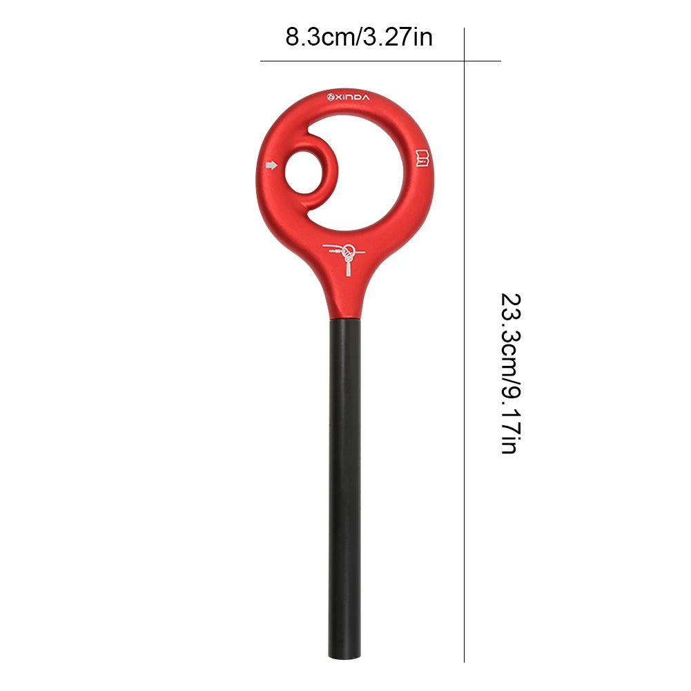 9-Shape Aluminum Rigging Descender