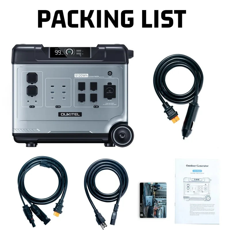 P5000E Portable Power Station2200W 5120Wh