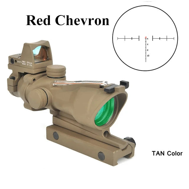 Adjustable 4x32 Red Dot 1x  4x Scope