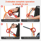 9-Shape Aluminum Rigging Descender