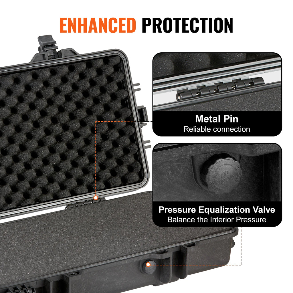 Hard Rifle Case Portable Long Gun Storage
