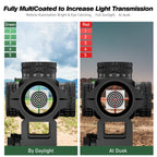 1-5X24 Tactical Optical Scope Red and Green Illuminated Reticle