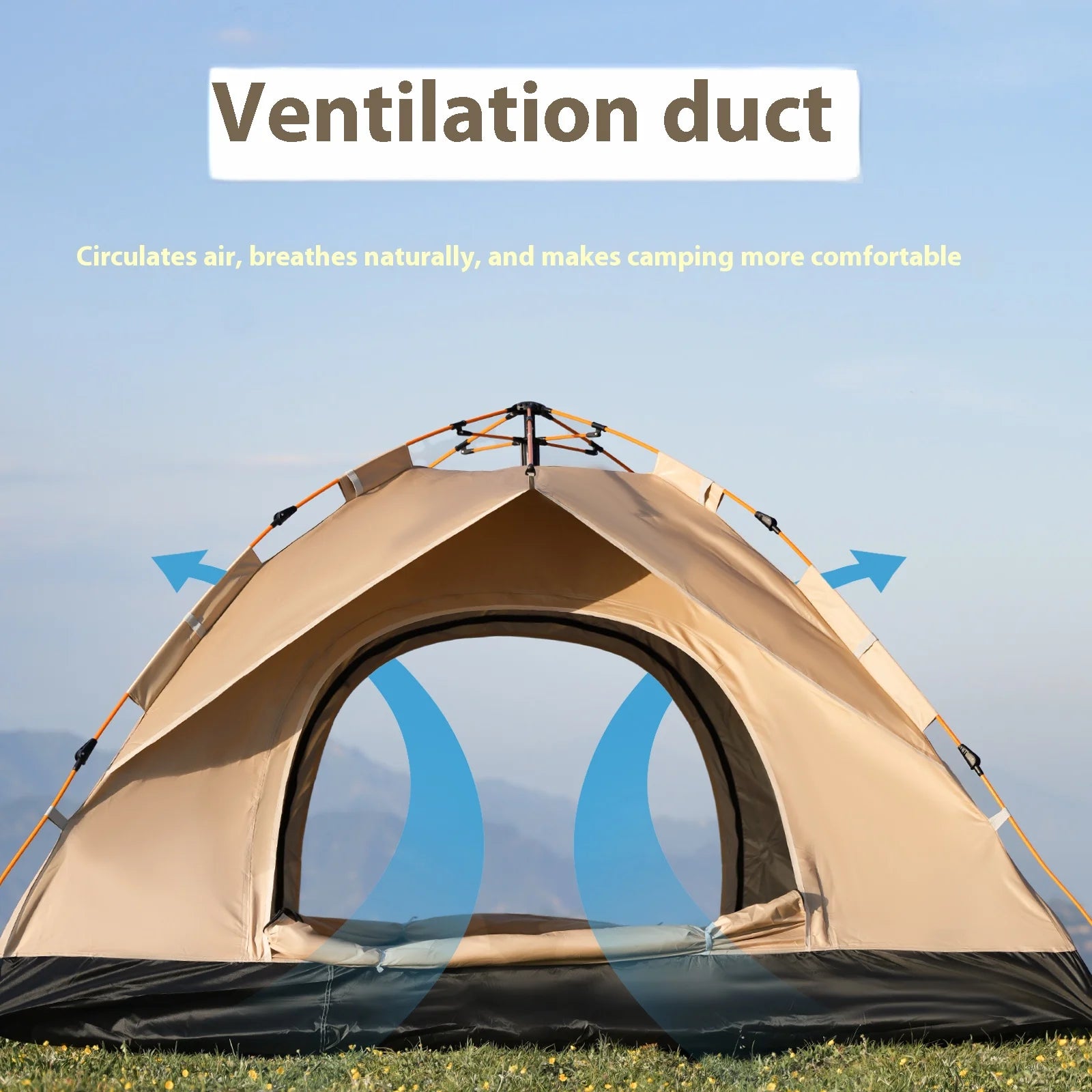 Instant Golden Tent