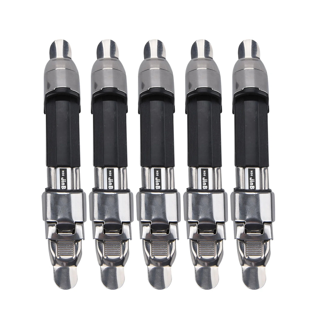 5Pieces Plate Type Stainless Steel Adjustable Reel Seat