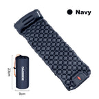 Outdoor Sleeping Pad Inflatable Mattress Built-in Pump