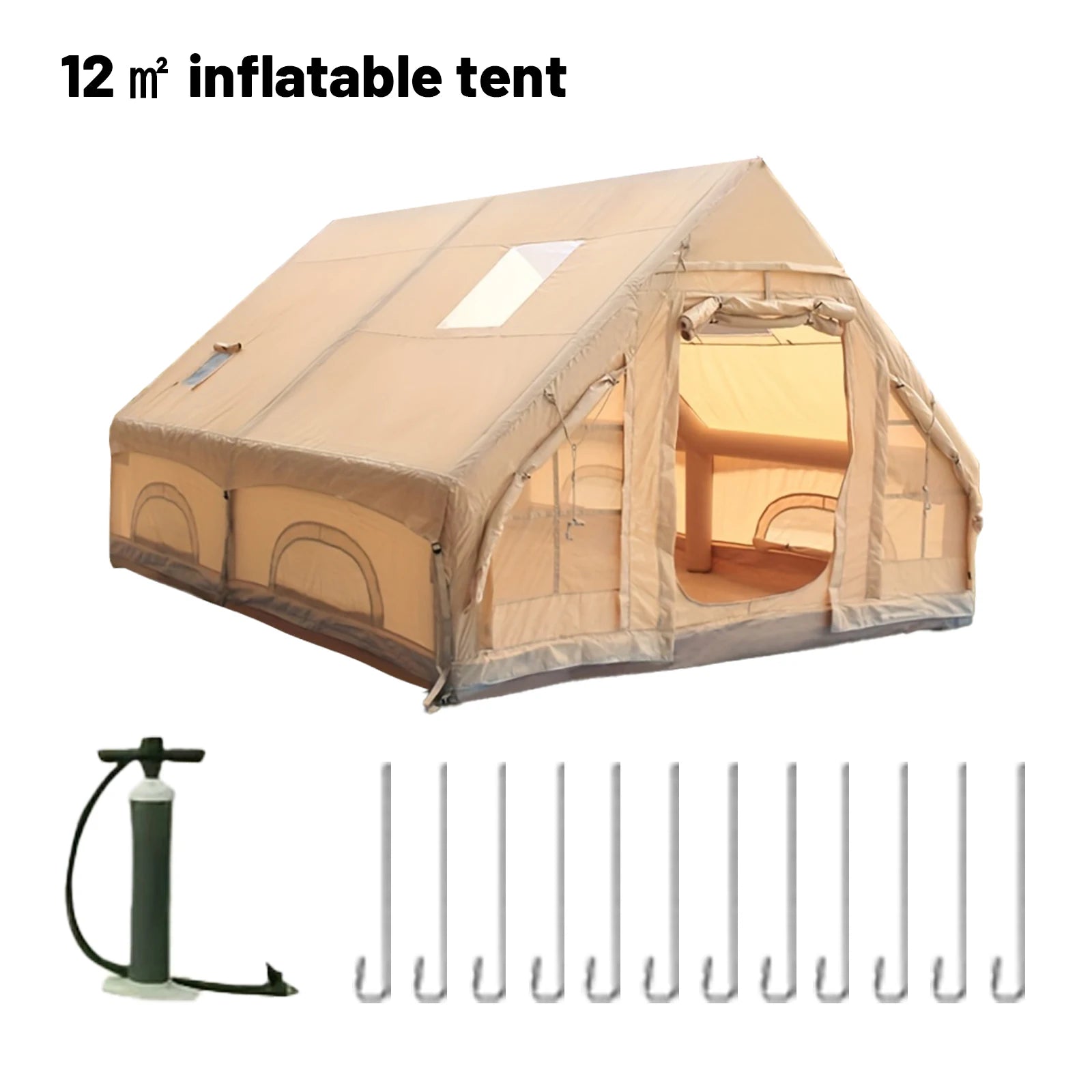 4-8 Person Inflatable Camping Tent