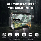 REVASRI 1000M Multi-Function Hunting Rangefinder