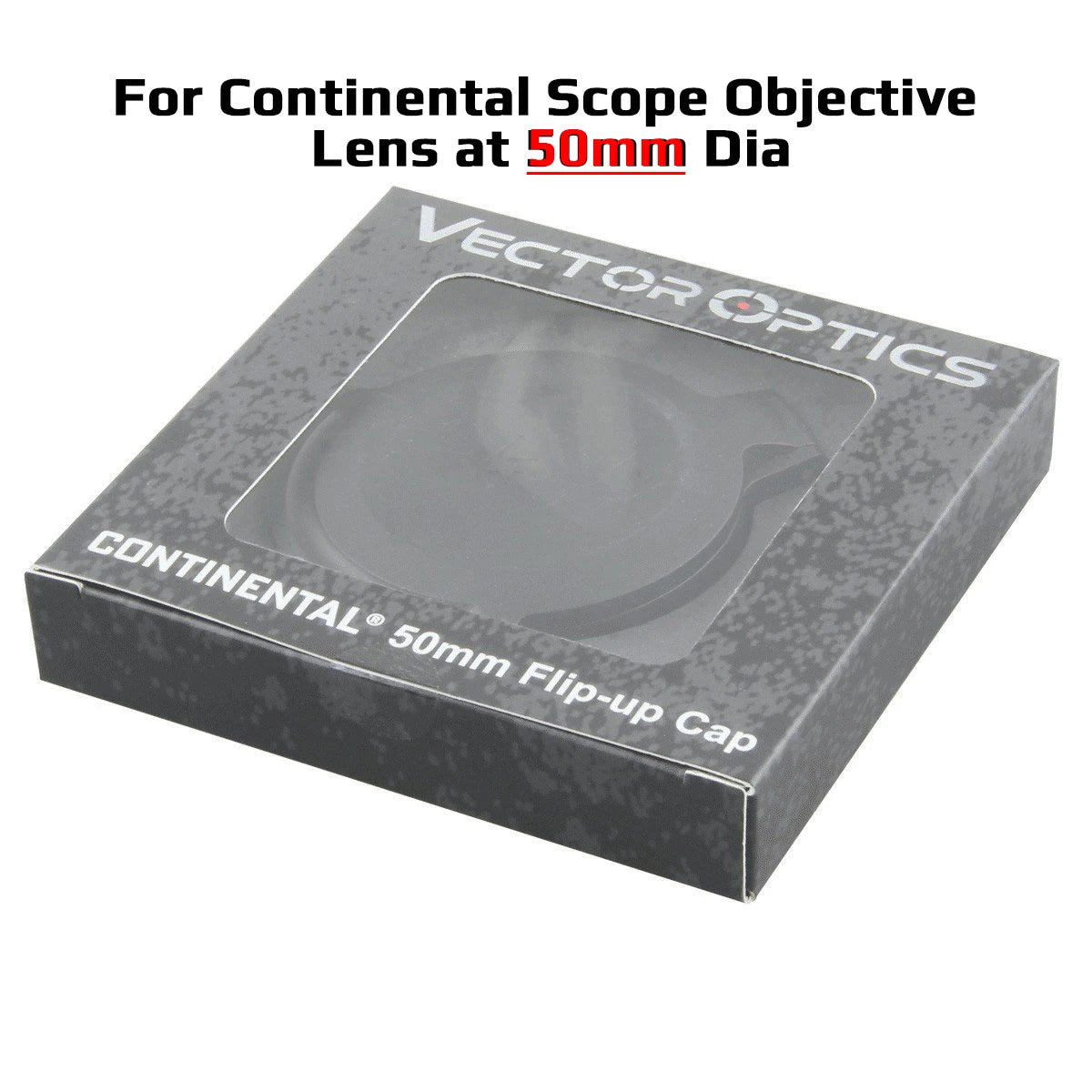 50/56mm Aluminum Alloy Continental Rifle Scope Lens Protection Covers