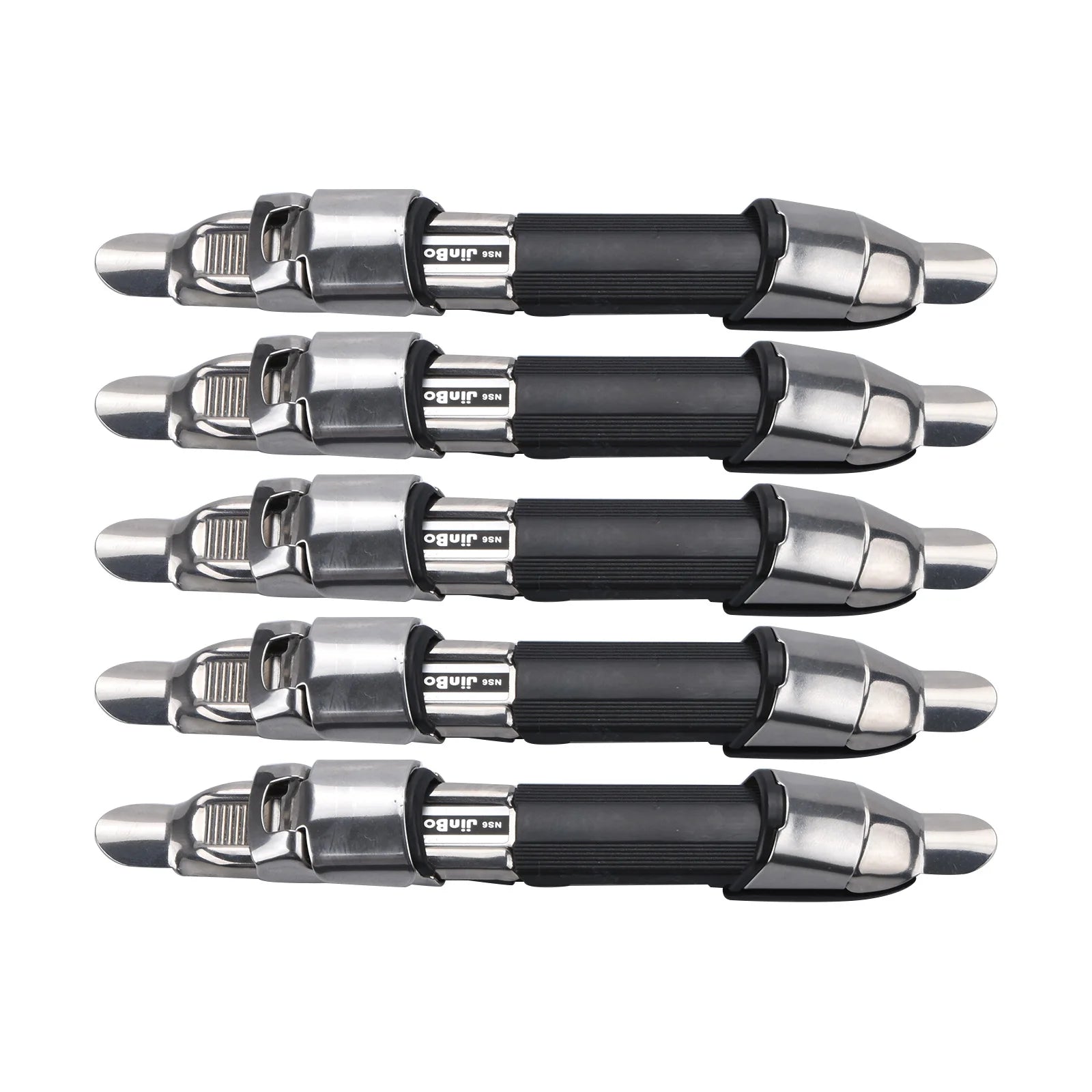 5Pieces Plate Type Stainless Steel Adjustable Reel Seat