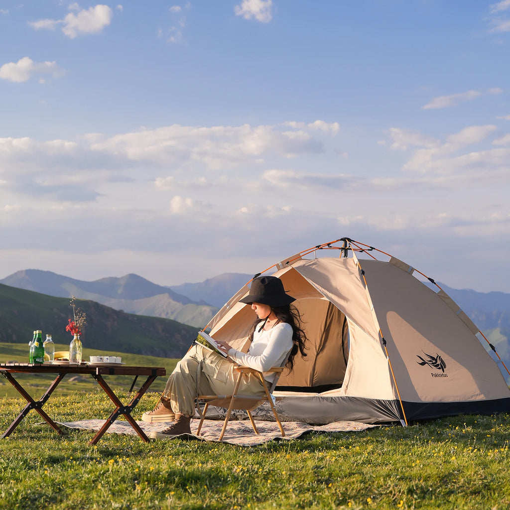 Instant Golden Tent