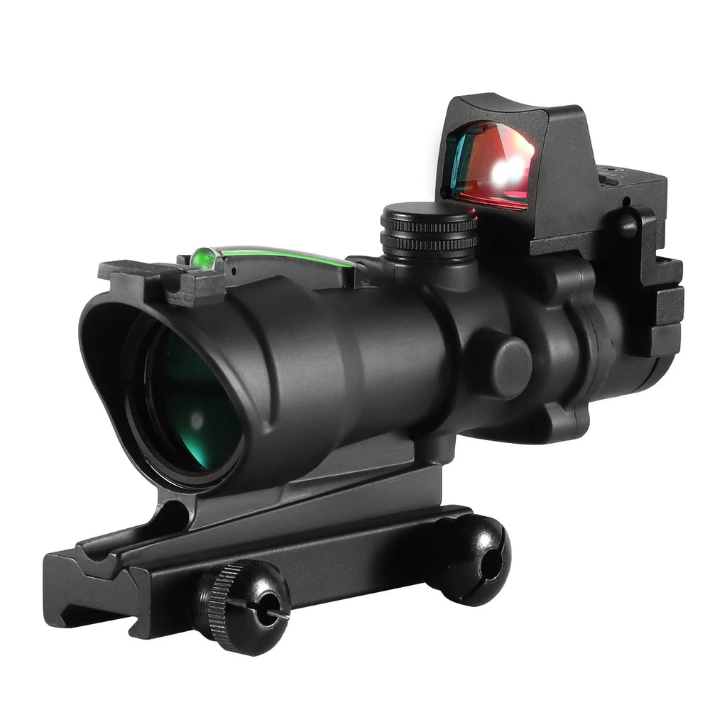 4x32 Red Dot 1x 4x Scope Red Dot Tactical Scope 20mm Rail Scope for Hunting