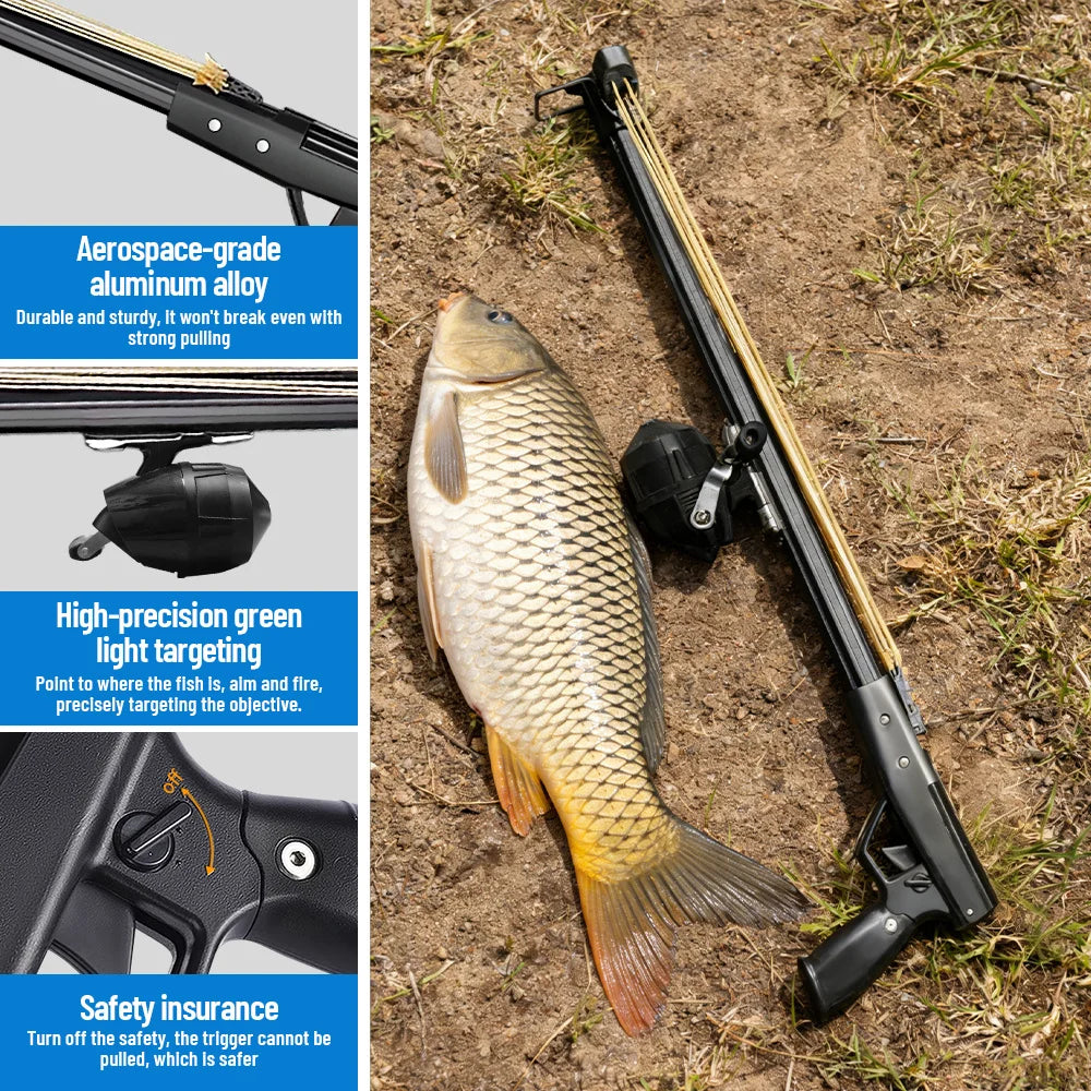 Fishing Slingshot Rod with Reel Long Distance Fishing Tool