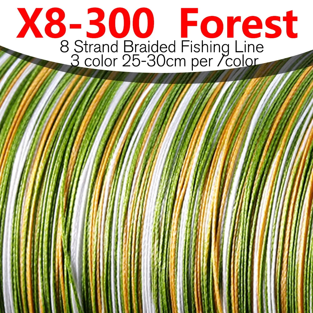 300M 8-Strand Braided PE Fishing Line