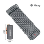 Outdoor Sleeping Pad Inflatable Mattress Built-in Pump