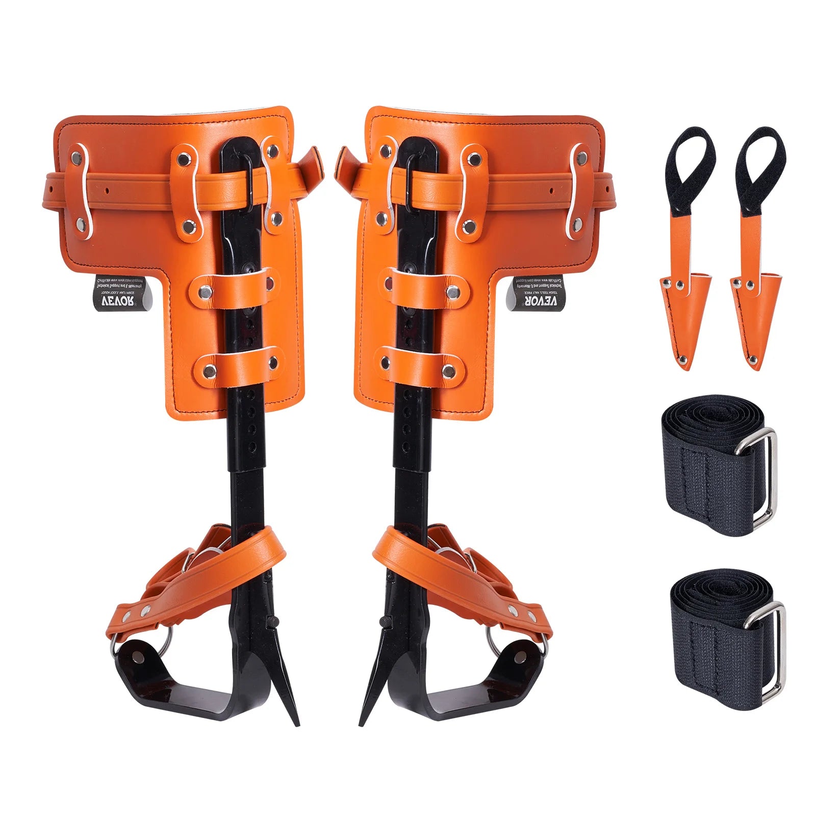 350lbs Load Capacity Tree Climbing Gear with Straps and Spike Protectors