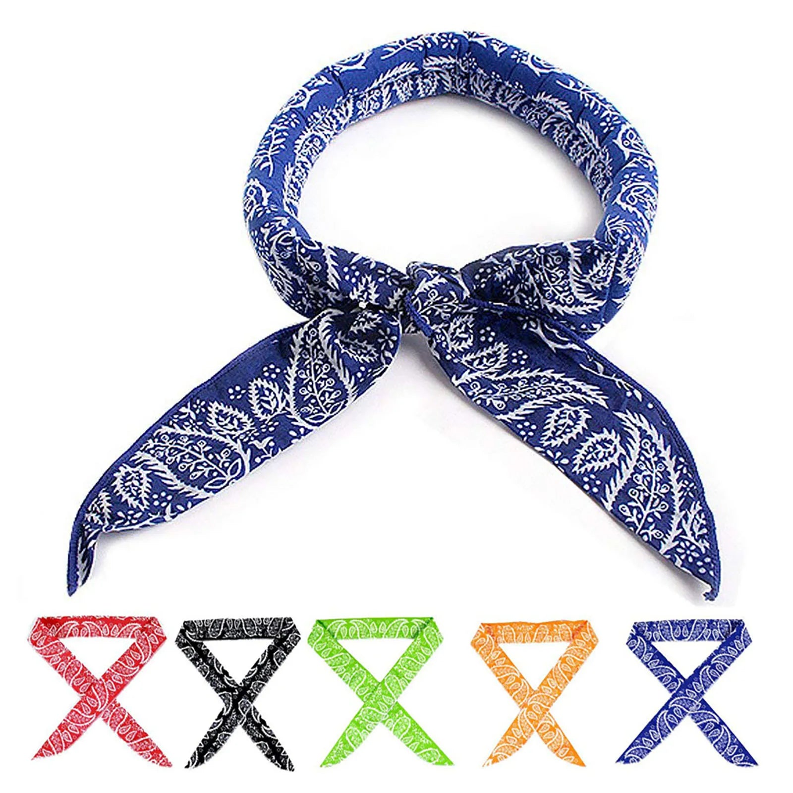 5 Pcs Cooling Bandana Scarf Cool Scarf Neck Wrap