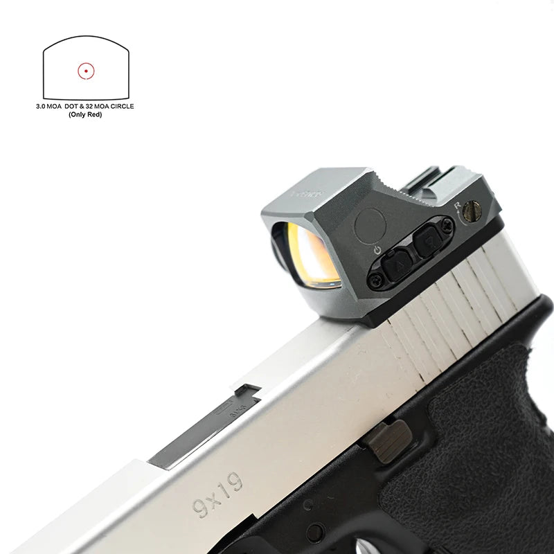 R-X 1x24mm Reticle Red Dot Sight w/Glock Mount