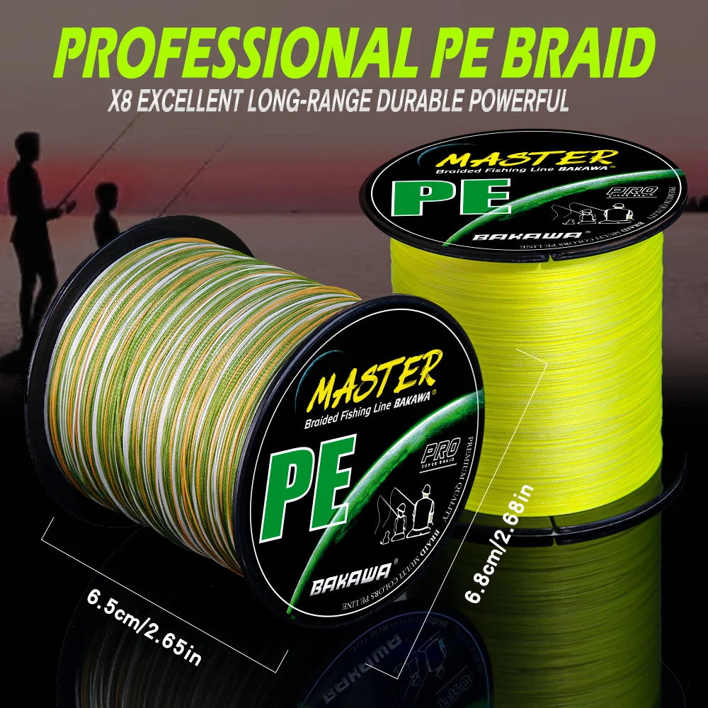 300M 8-Strand Braided PE Fishing Line