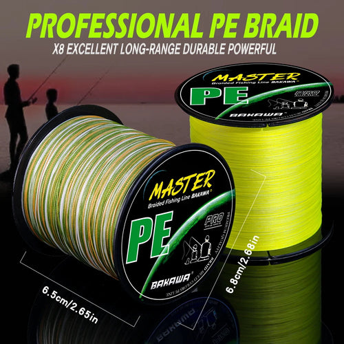 300M 8-Strand Braided PE Fishing Line
