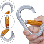 Heavy Duty Auto Locking Climbing Carabiner Clips