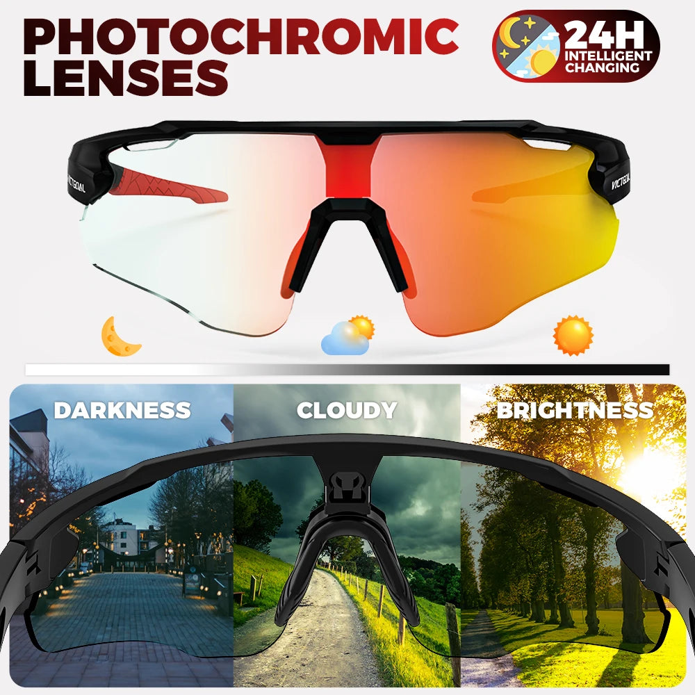 Photochromic Cycling Sunglasses