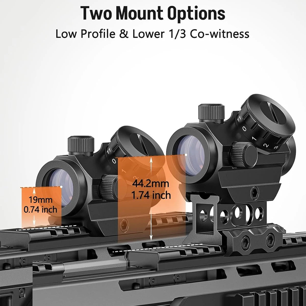 Red Dot Sight 1x25mm Reflex Sight