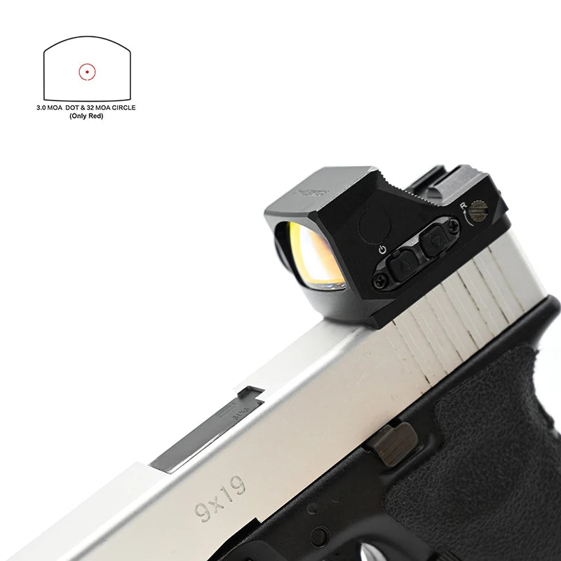 R-X 1x24mm Reticle Red Dot Sight w/Glock Mount