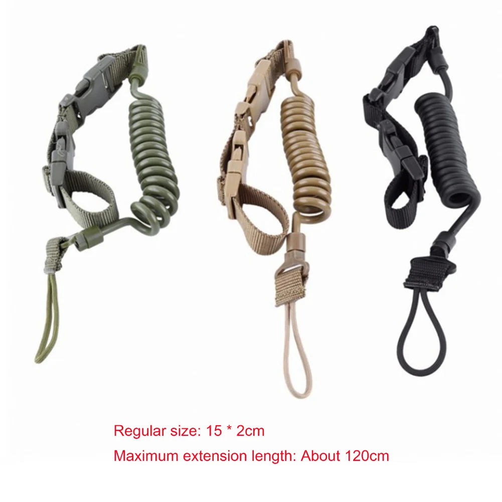 Outdoor Tactic Spring Lanyard Elastic Retractable
