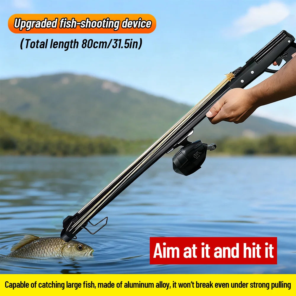 Fishing Slingshot Rod with Reel Long Distance Fishing Tool