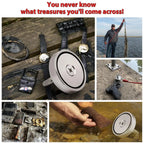 1000 LBS Fishing Magnet Kit with Waterproof Case