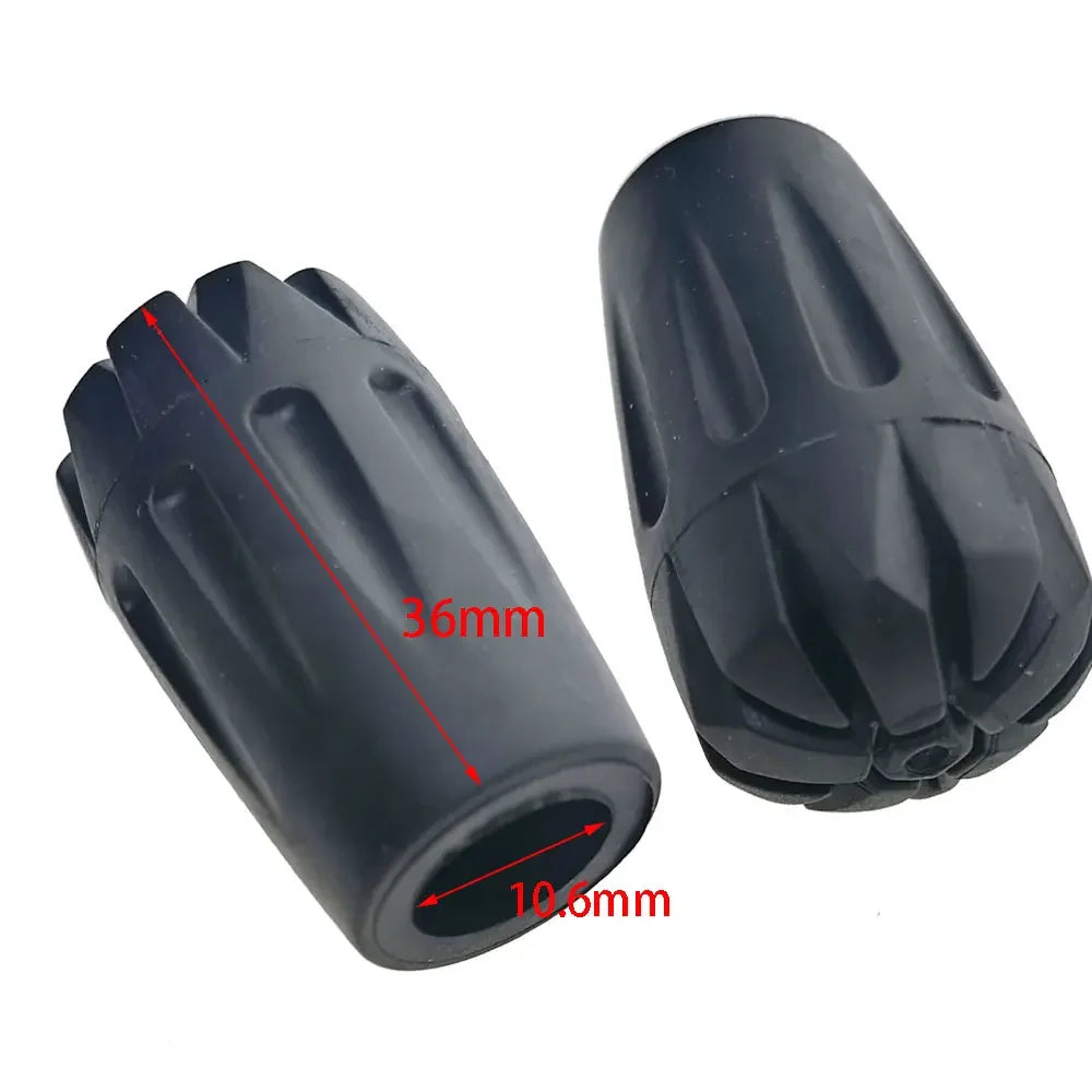 6 Piece Hike Rubber Protector Tip Cap