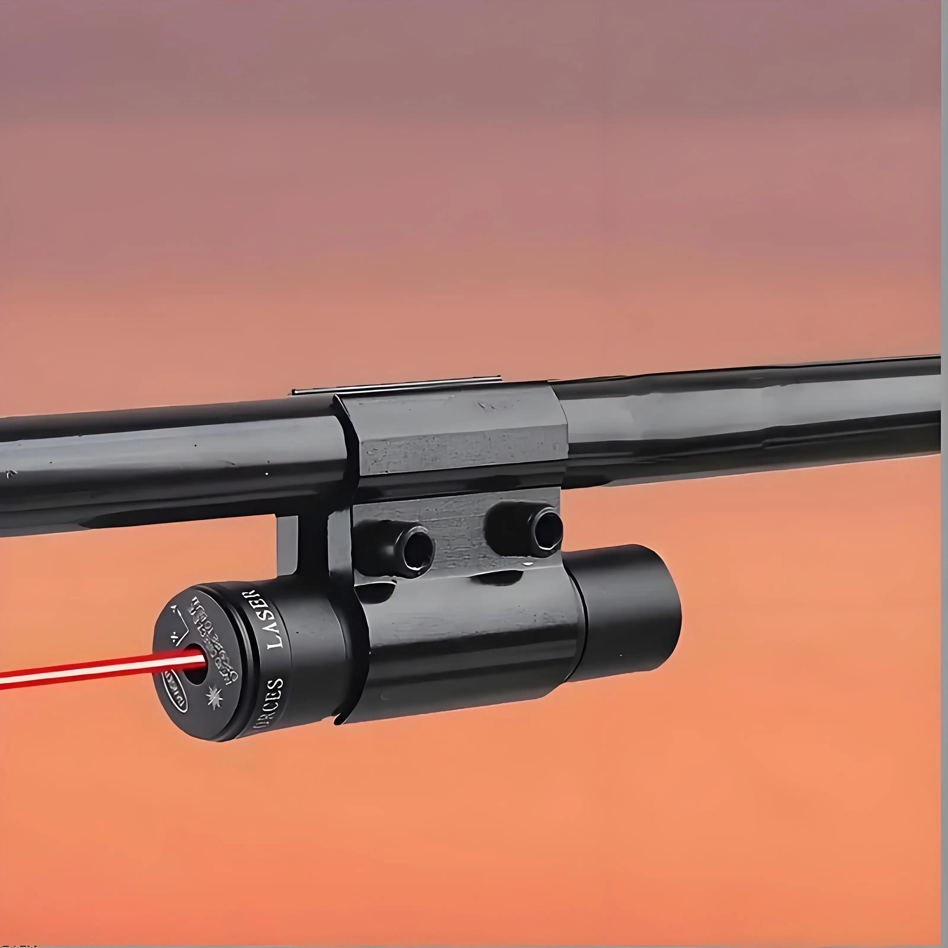 2pcs High-Quality Mini Red Dot Laser Sights with Barrel Clamp Mount