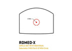 R-X 1x24mm Reticle Red Dot Sight w/Glock Mount