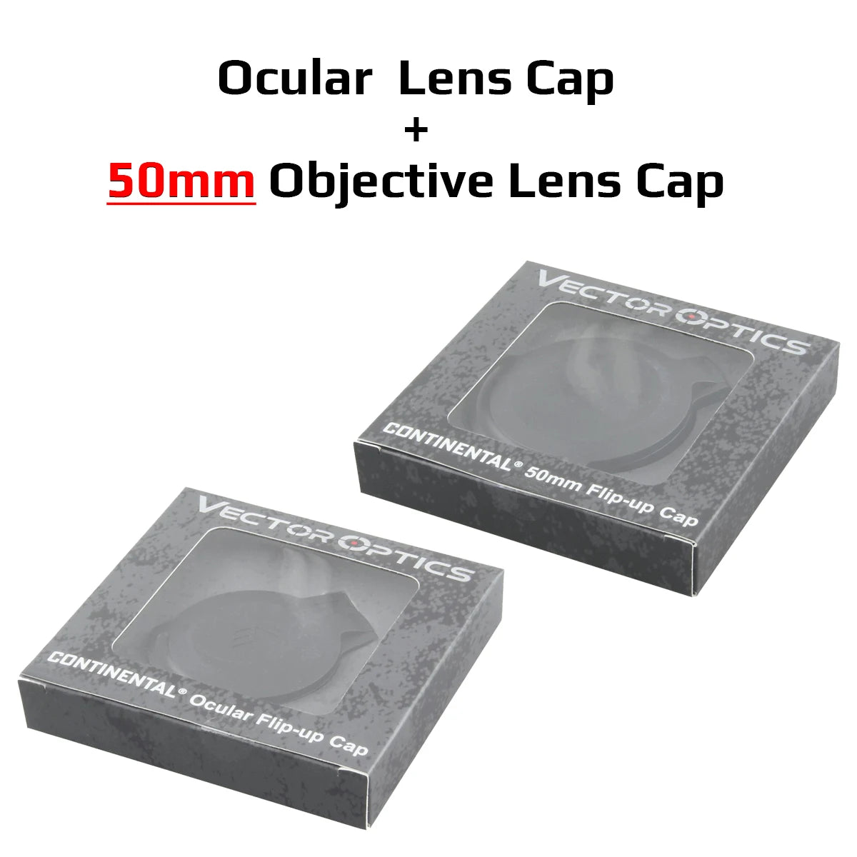 50/56mm Aluminum Alloy Continental Rifle Scope Lens Protection Covers